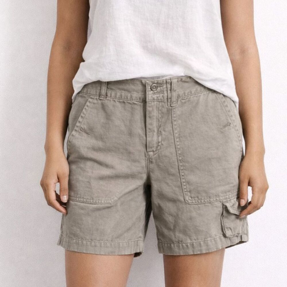 SUNDANCE Fatigue Vintage Wash Olive Shoreline Khaki Trail Cargo Bermuda Short
